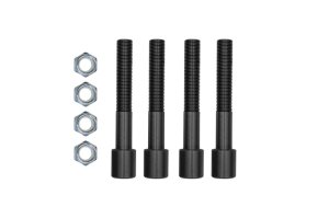 Ford F-150 Leaf Spring Pin Kit - UMI Performance - 3/4in Extended Length - Black Zinc - `15-`24